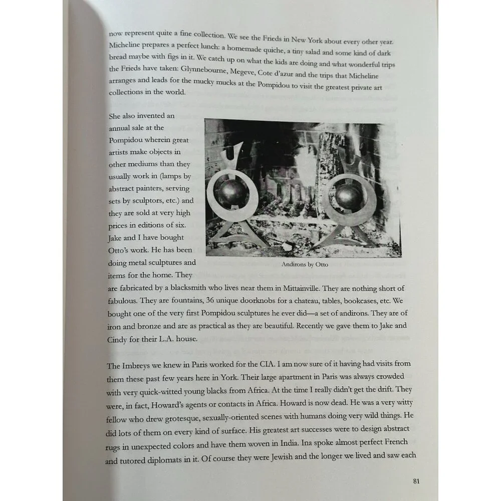 Some Things That I Remember In‎ No Particular Order Sumner Winebaum (Sculptor)